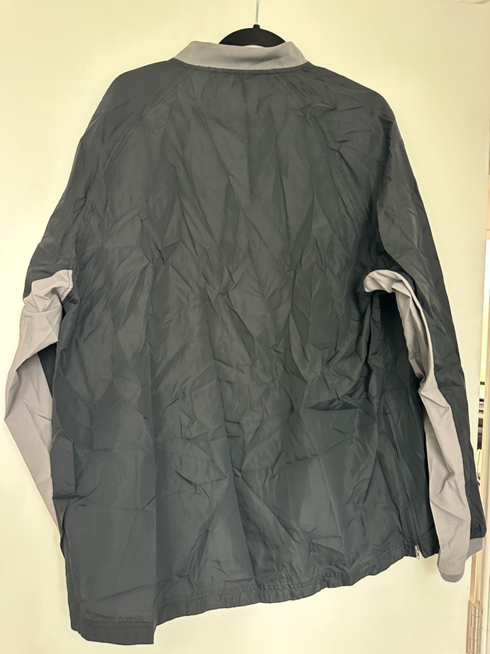 Charles River Apparel Men’s Black Quarter Zip Windbreaker Pullover Jacket XL - Picture 3 of 4